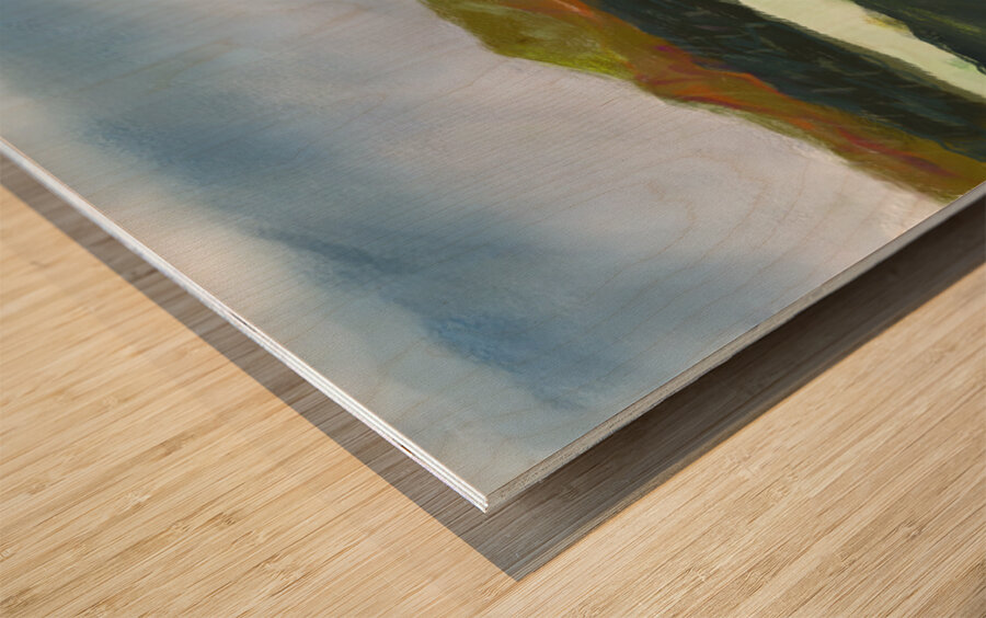 Laguna Marsh View Late September Wood print