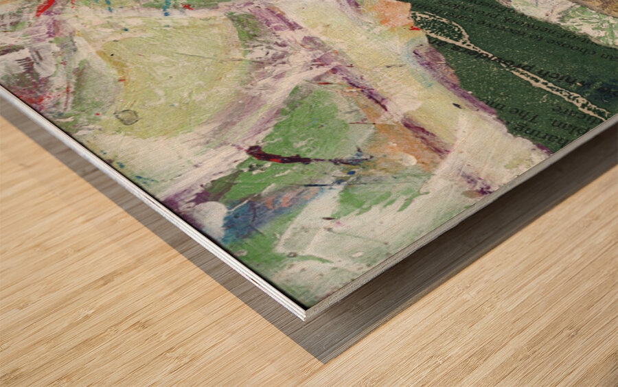 Sonoma Hills -2  Wood print